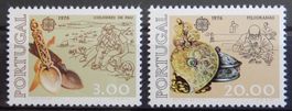Portugal Kat. 1311-1312 ** 1976 Europa Kat. 70 Euro