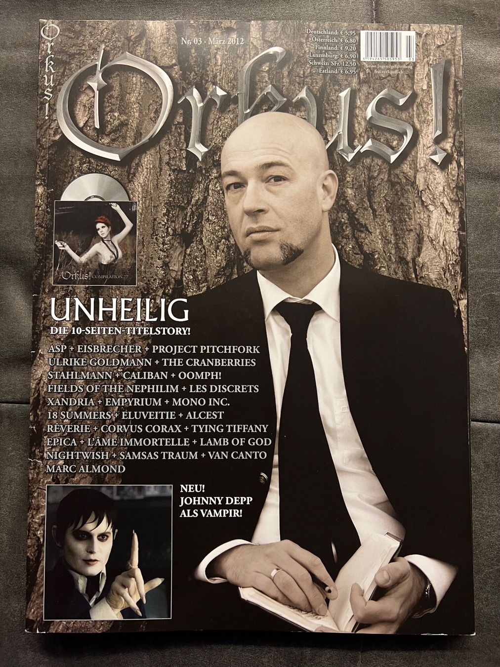 CD: Heft Orkus! Nr. 03 März 2012 + CD Compilation 77 – Usato da Zürich venduto da rigani
