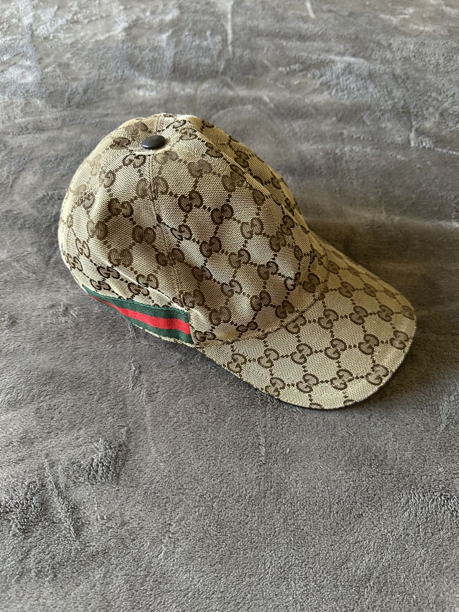Gucci Copricapi, berretti & cappellini: Gucci Beige Monogram Canvas Baseball Cap - Size M 🧢 – Usato da Genève venduto da bea_72cz