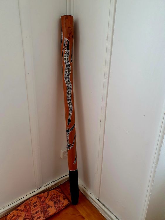 Didgeridoo original Australien, Eukalyptusholz, handbemalt Kaufen auf