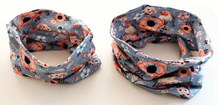 Süsser passender Schal für Mutter & Tochter mit Blumen - NEU