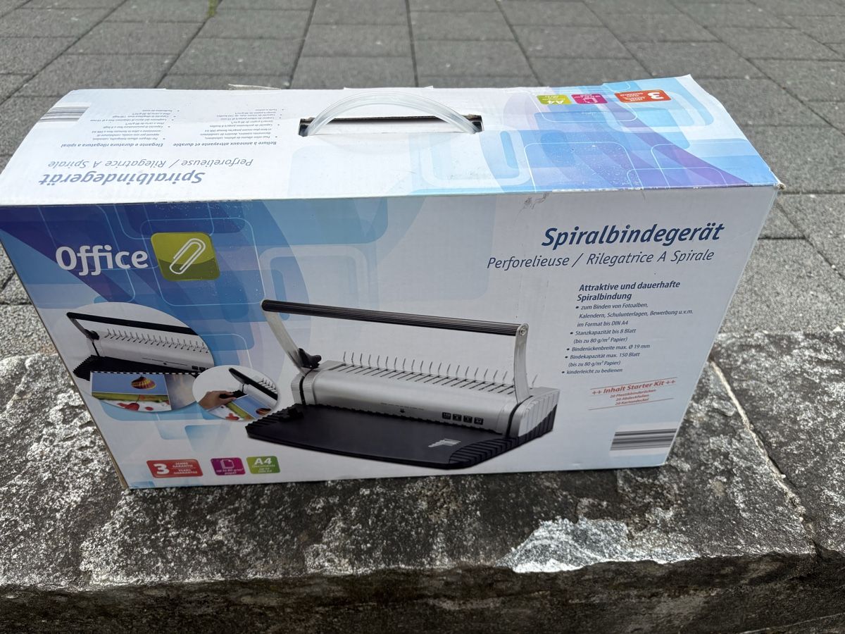 Bindegeräte: Spiralbindegerät – Gebraucht aus Ettiswil von joe_69vb
