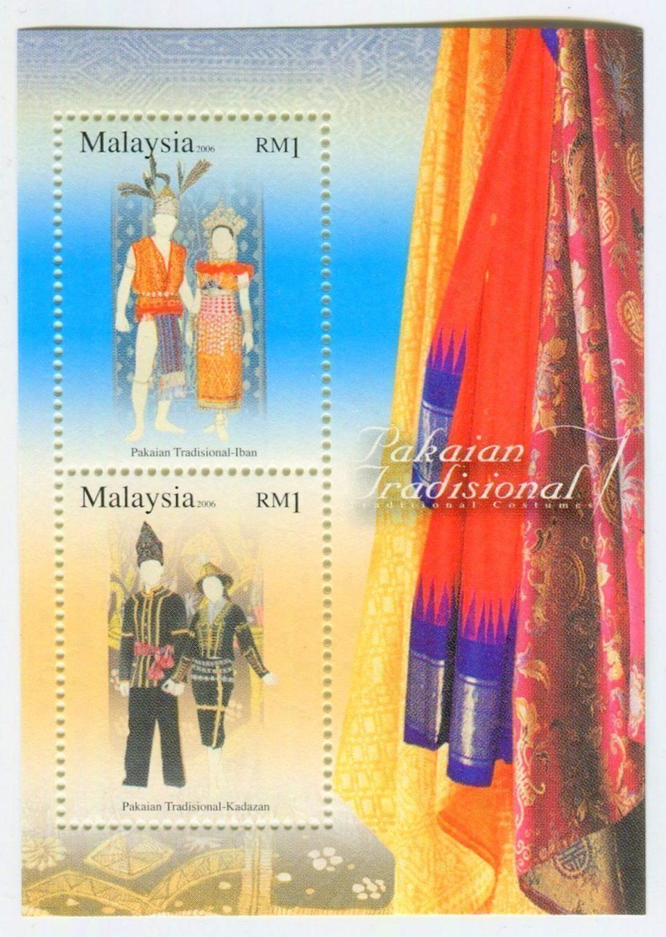Tutti i francobolli: Block "Tracht". Malaysia. – Nuovo e nell'imballaggio originale da Basel venduto da Butsch5