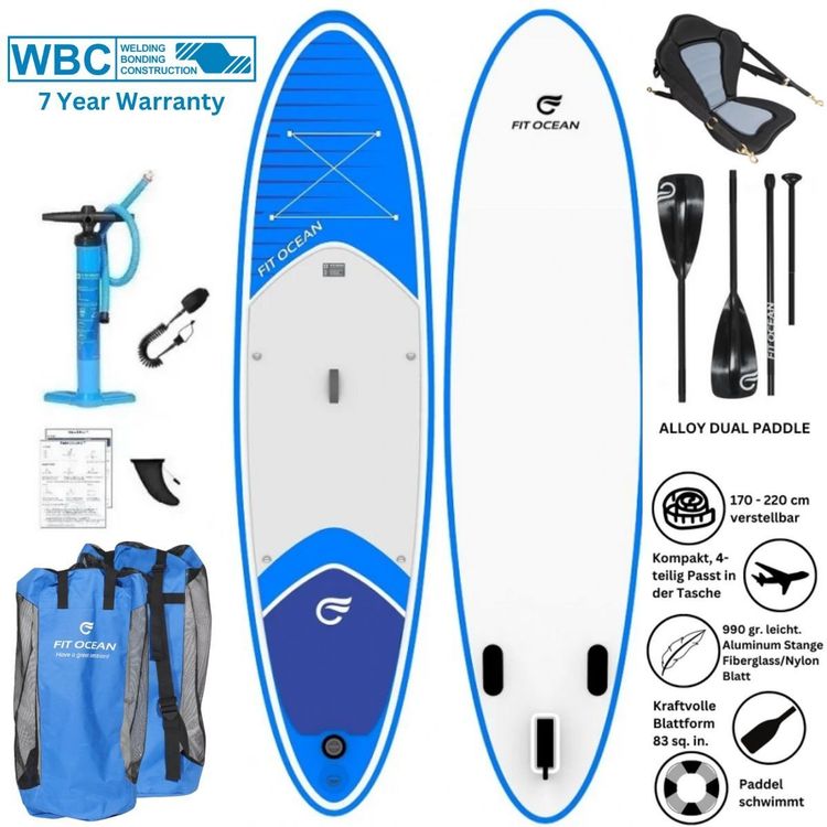 FIT OCEAN Magic Glide 10’8’’ – mit Kajaksitz + Zubehör (Gebraucht) in ...