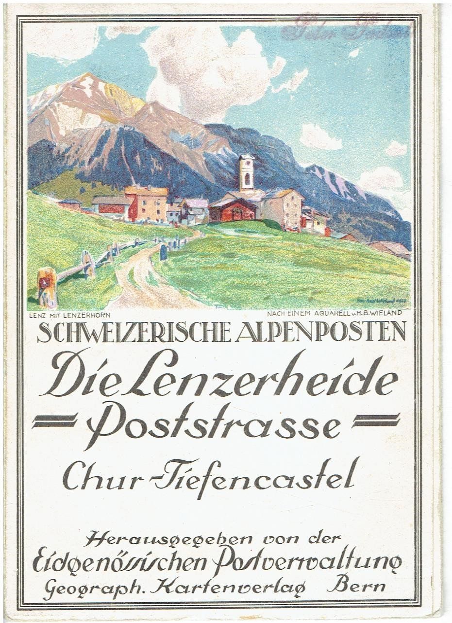 Livres: Die Lenzerheide - Poststrasse – D'occasion à Flims - Dorf par Stagediver