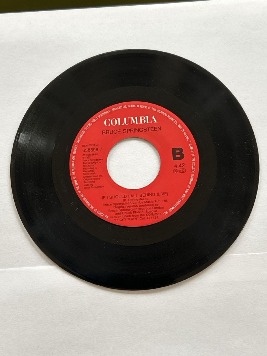 Schallplatten: Bruce Springsteen. 1992. If I Should Fall Behind – Gebraucht aus Faulensee von Mizuno06 3