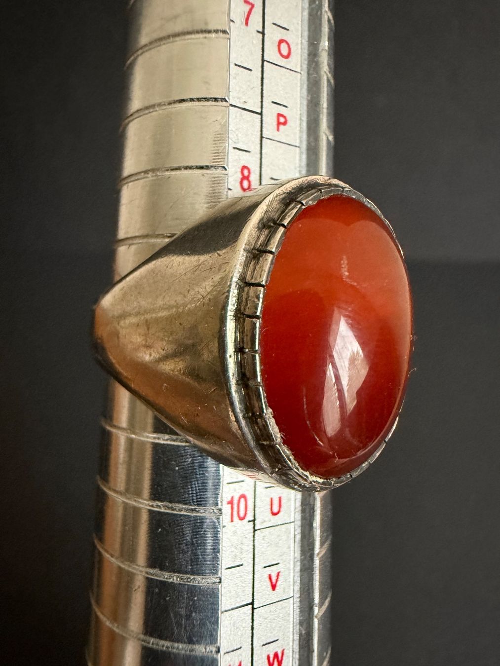Anelli: Vintage Silber Ring mit Karneol 800 – Usato da Spiegel b. Bern venduto da Rogger72 8
