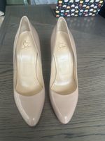 Christian Louboutin nude pumps / Size 40.5