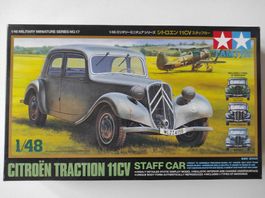 Citroën Traction 11 CV Stab Auto, Bausatz von Tamiya 1/48