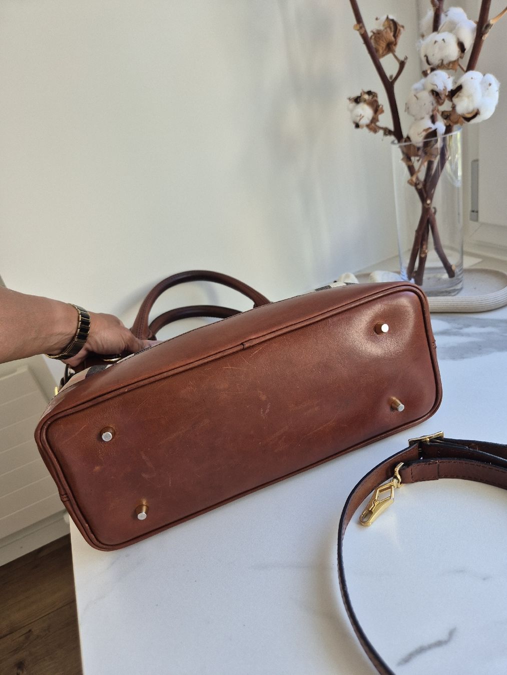 Burberry Borse da donna: Burberry Hepburn Vintage Handtasche – Usato da Weisslingen venduto da Airgate 7