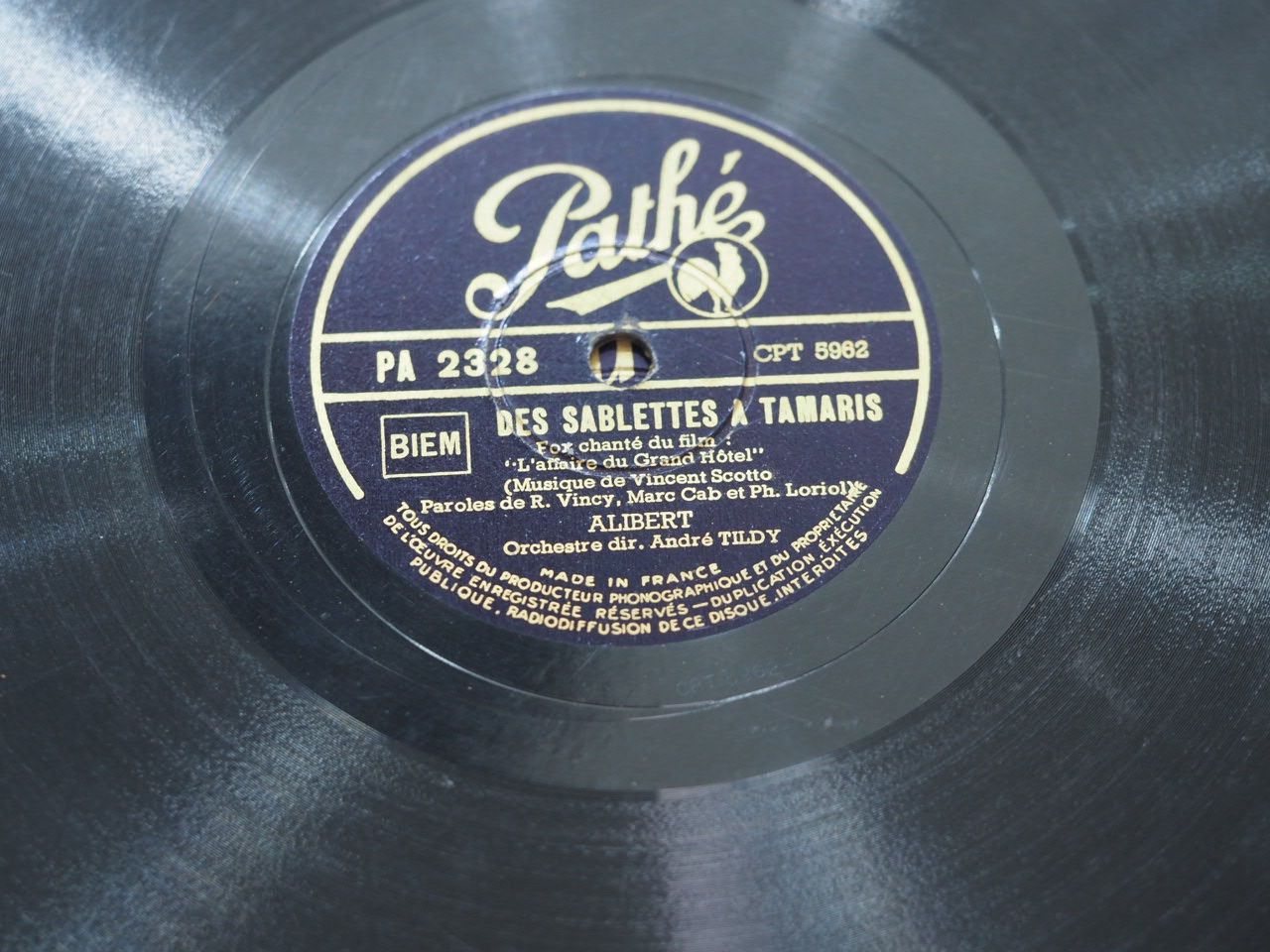 Dischi in vinile: DISQUES 78 TOURS – Usato da Lausanne venduto da Leag 5