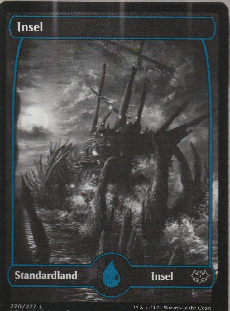 Magic The Gathering Carte collezionabili: TCG Magic The Gathering MTG De VOW 270 BASIC LAND Insel – Nuovo (secondo la descrizione) da Vezia venduto da Aquarius_Age