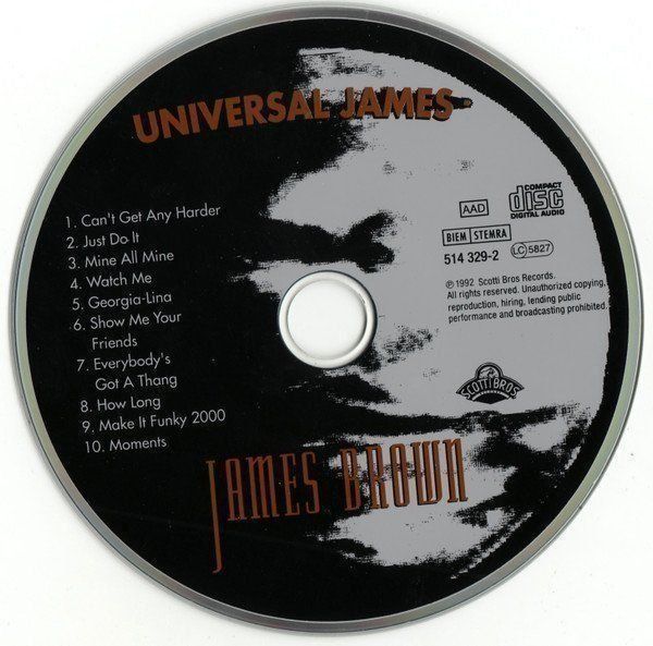 CD: James Brown - include "Can't Get Any Harder" [Phonogram] – Usato da Unterbäch venduto da eqlut 2