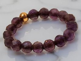 Funkelring Amethyst, Ringgrösse 43,5 - 45.