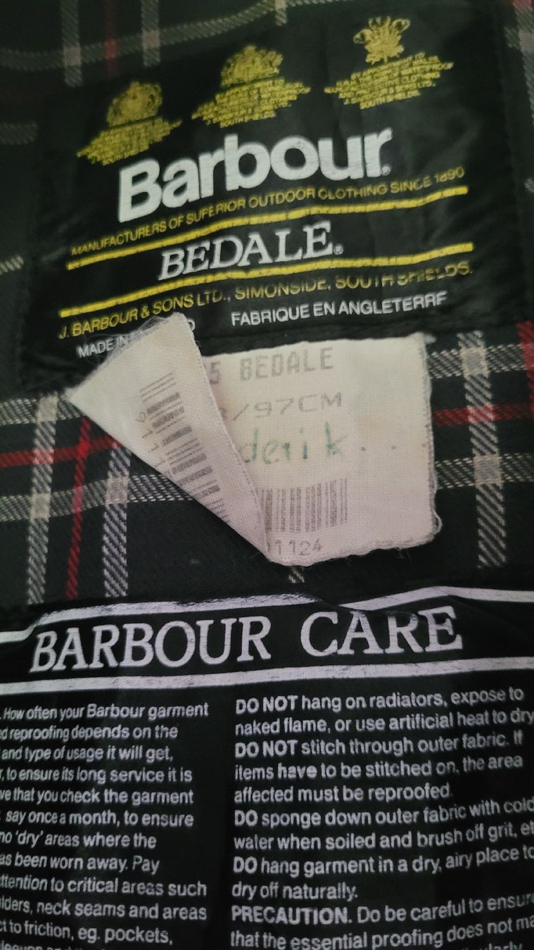 Barbour Giacche: Barbour Bedale Waxjacke Vintage – Usato da Thun venduto da rwa_xnk2 1