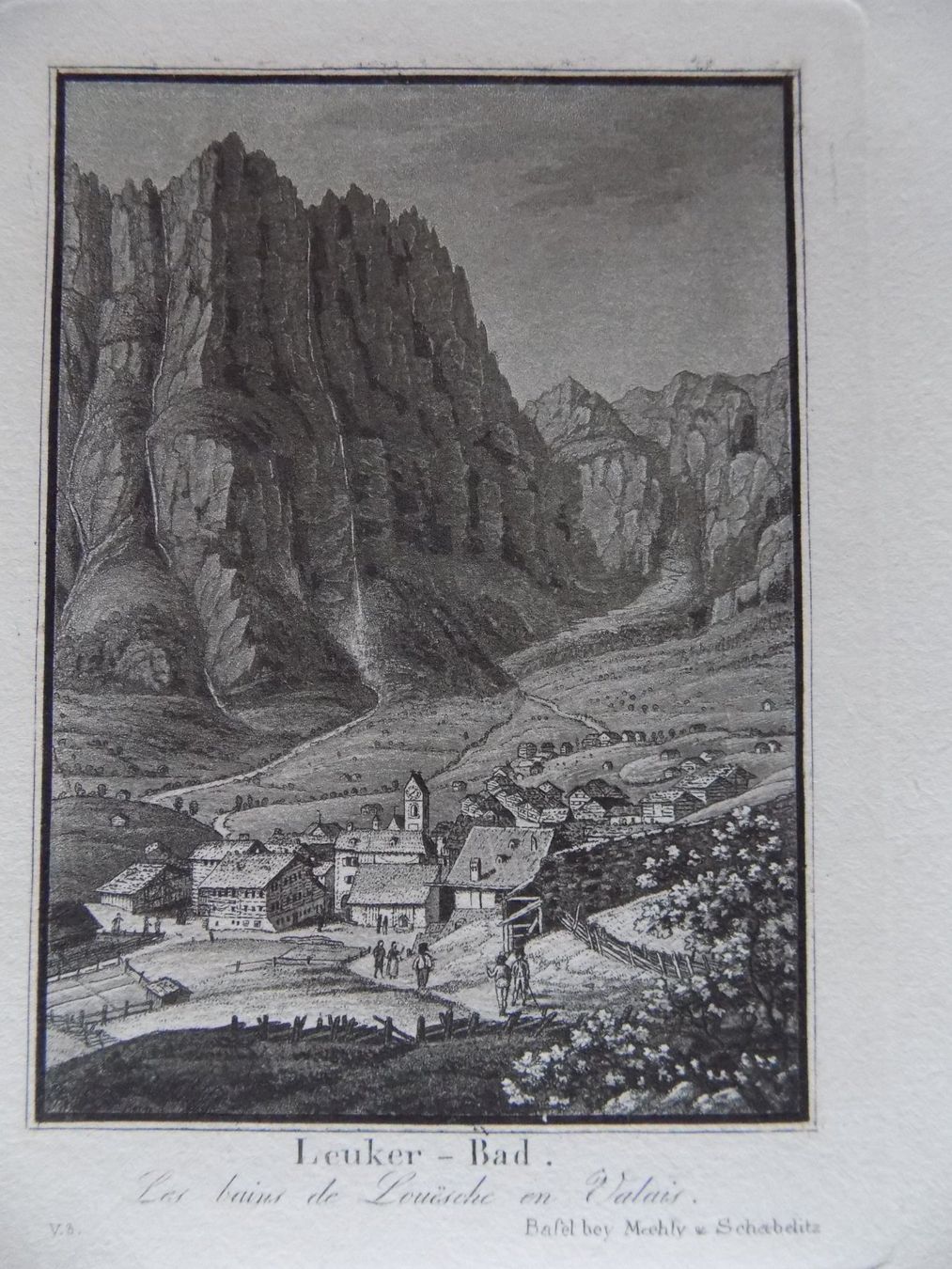 Gravures: Leukerbad Wallis Aquatinta – D'occasion à Risch par Antikfee 7