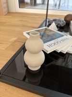 Dekorative Vase Sandfarben Zweigeteilt Guter Zustand