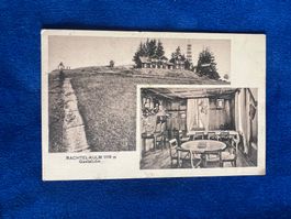 Alte Ansichtskarte Bachtel-Kulm 1912 Gaststube
