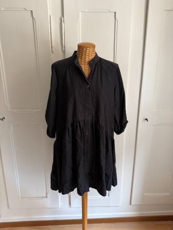 ZARA - Blusenkleid schwarz L