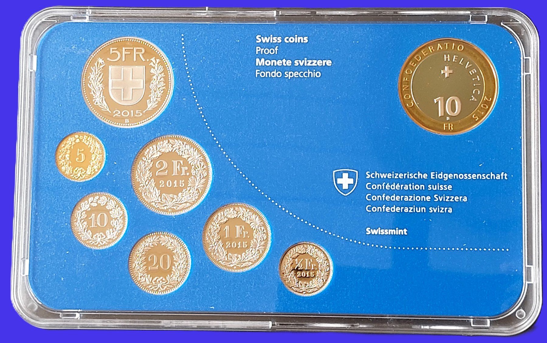 Tutti le monete: CH - Münzsatz 2015 pp – Nuovo (secondo la descrizione) da Arch venduto da repros 2