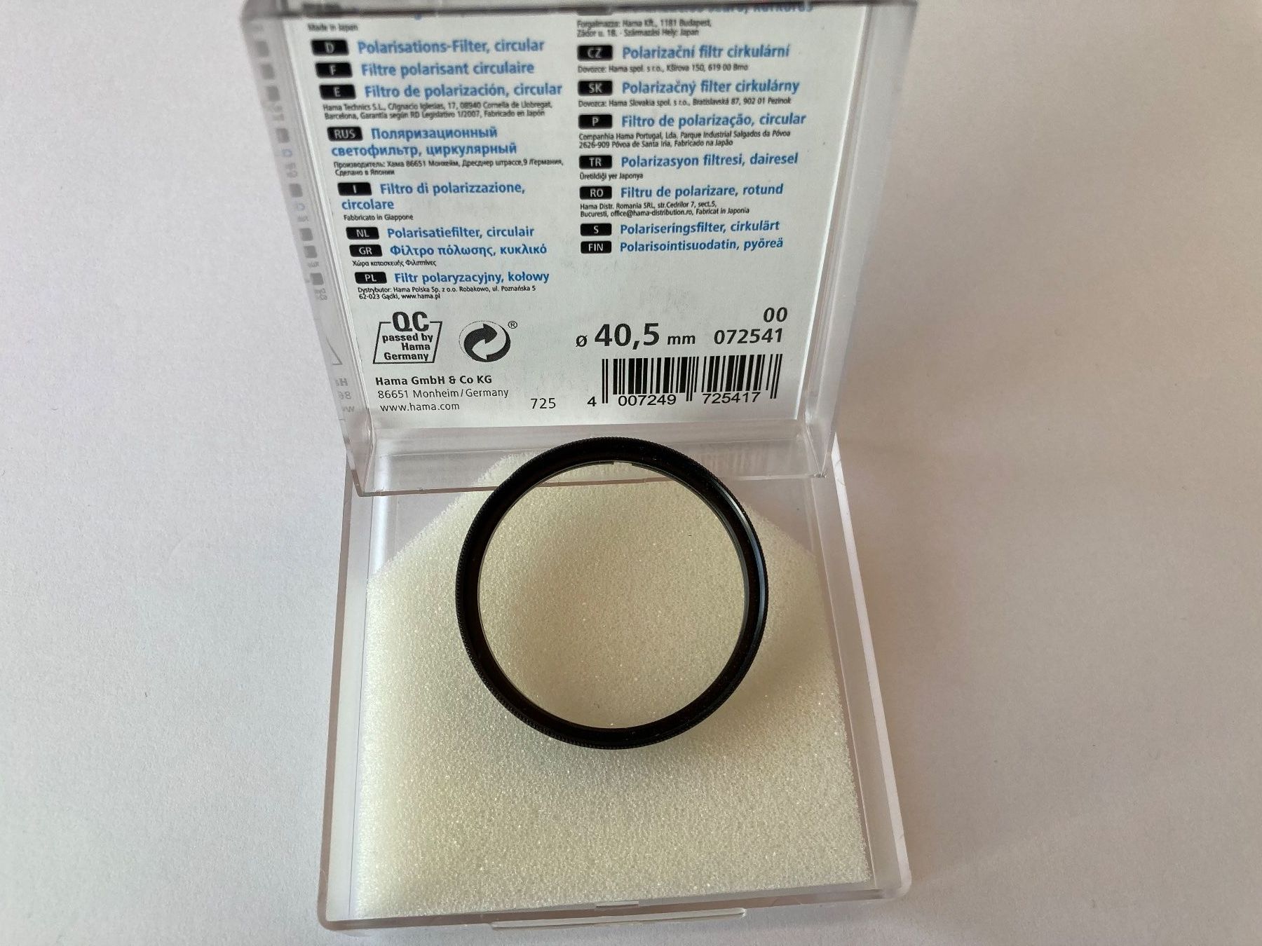 Hama Filtri: HAMA 40.5mm Polfilter (Circular) Kamera Filter – Usato da Grafenried venduto da Dgr1 1