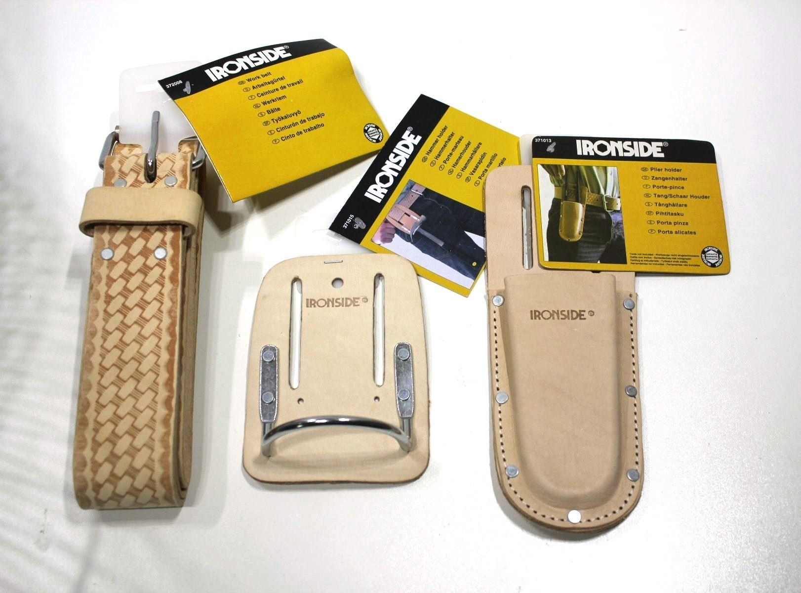 Tutti gli attrezzi: Ledergürtel Hammerhalter Zangenhalter Set – Nuovo e nell'imballaggio originale da Kägiswil venduto da nick333