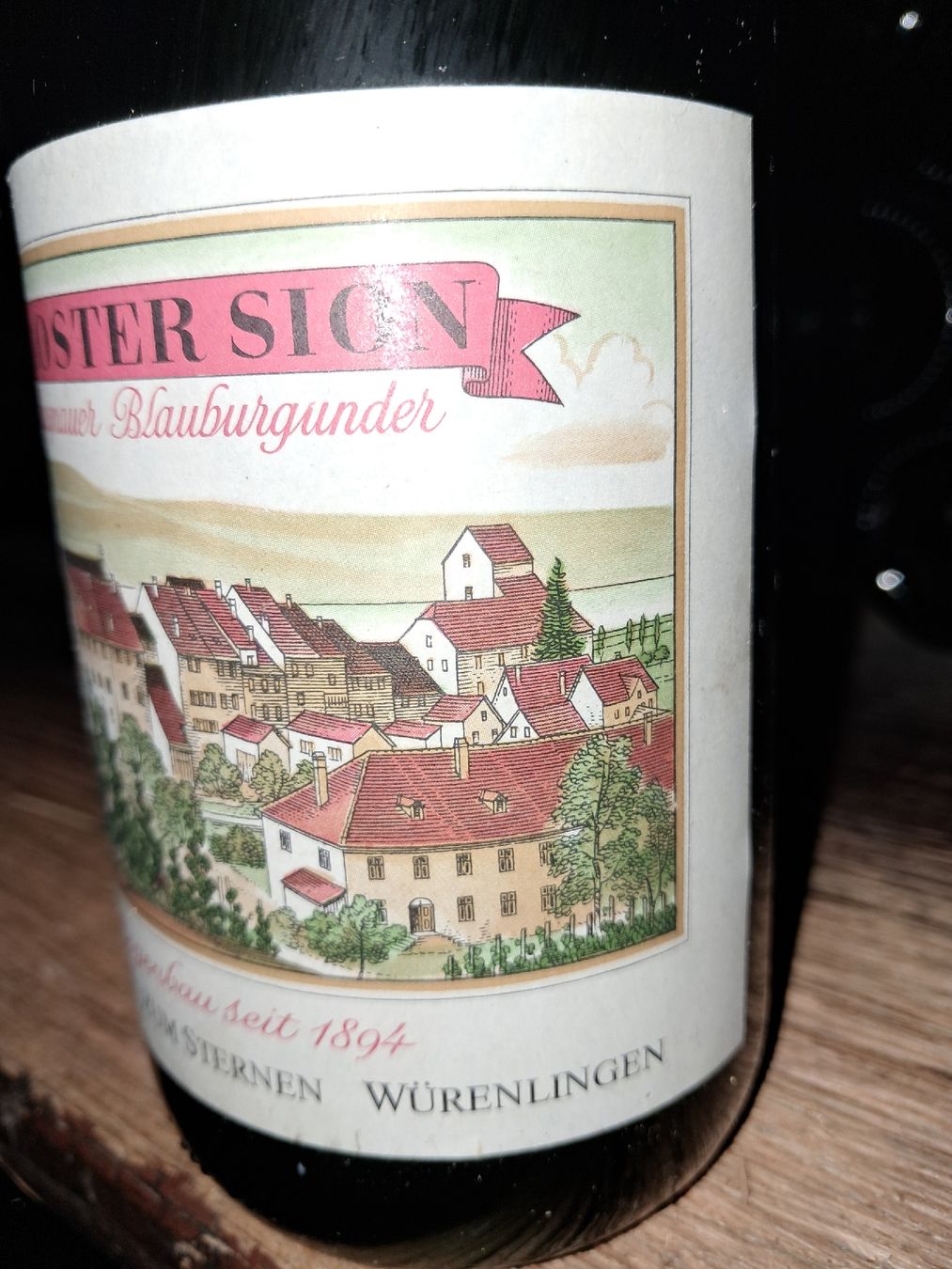 Wein: Klingnauer kloster sion blauburgunder 1993 – Neu und originalverpackt aus Le locle von juliensaran 3
