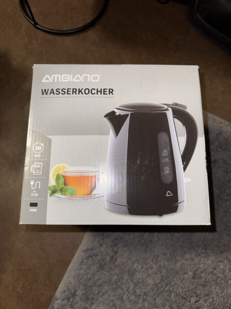Ambiano Wasserkocher: Ambiano Electric Kettle – Neu (gemäss Beschreibung) aus Zürich von AnthonyPrimi
