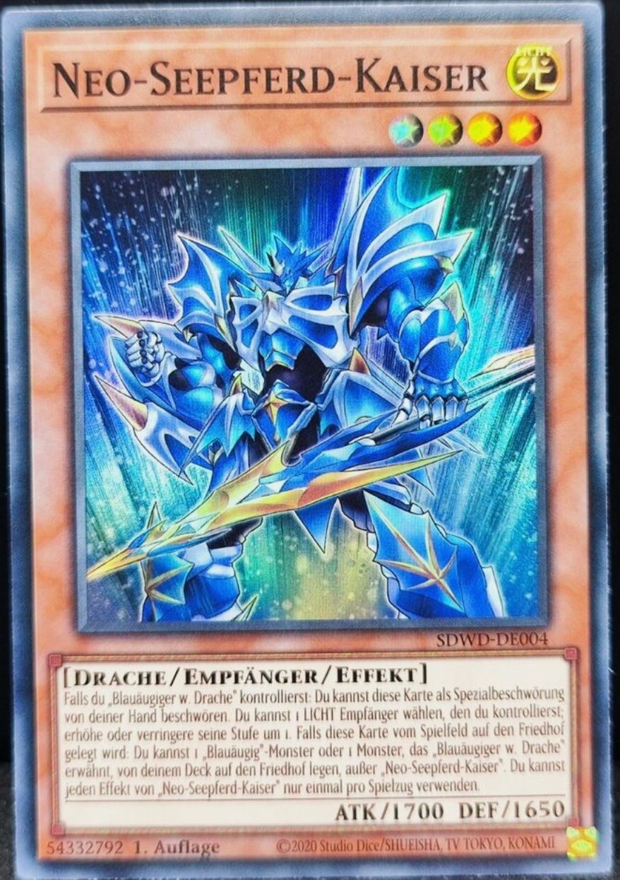 Yugioh Carte collezionabili: YuGiOh Neo-Seepferd-Kaiser – Usato da Altstätten SG venduto da ChangeMaker