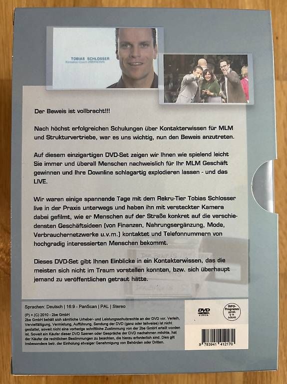 Tutti i DVDs: Der Beweis 2BeKnown MLM 6x DVD – Usato da Zürich venduto da Pewe89 1