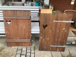 Fensterläden mit Herz