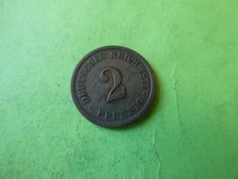 Dt. Reich 1875 J , 2 Pfennig