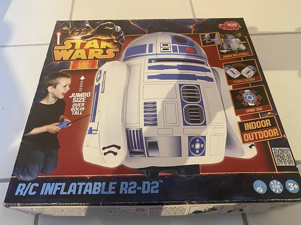 Star Wars Giocattoli: Robot enfant Star Wars R2D2 gonflable – Nuovo e nell'imballaggio originale da Vauderens venduto da ben_j75j