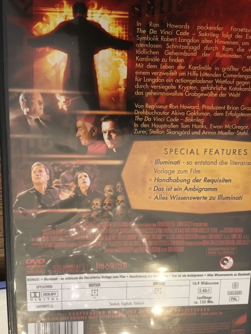 Tutti i DVDs: Illuminati - Sakrileg DVD Tom Hanks - – Usato da Thierachern venduto da sweden08 1