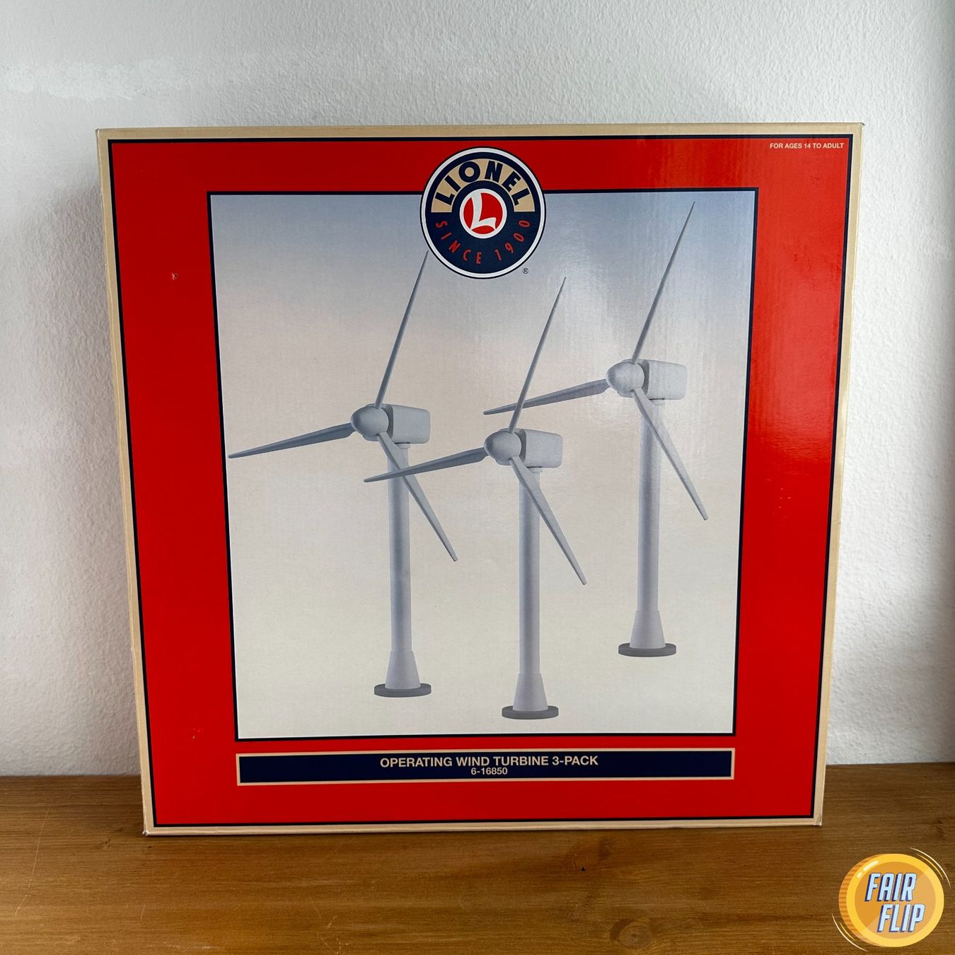 Lionel Modellini di ferrovie: 6-16850 Lionel Operating Wind Turbine 3-Pack – Nuovo e nell'imballaggio originale da Luzern venduto da fairflip