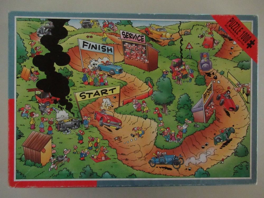 Puzzle King 5221 Funny Comics 1000 Pezzi - Divertente Rompicapo Per Adulti E Ragazzi, Dimensioni 49x68 Cm, Cartone Di Alta Qualità