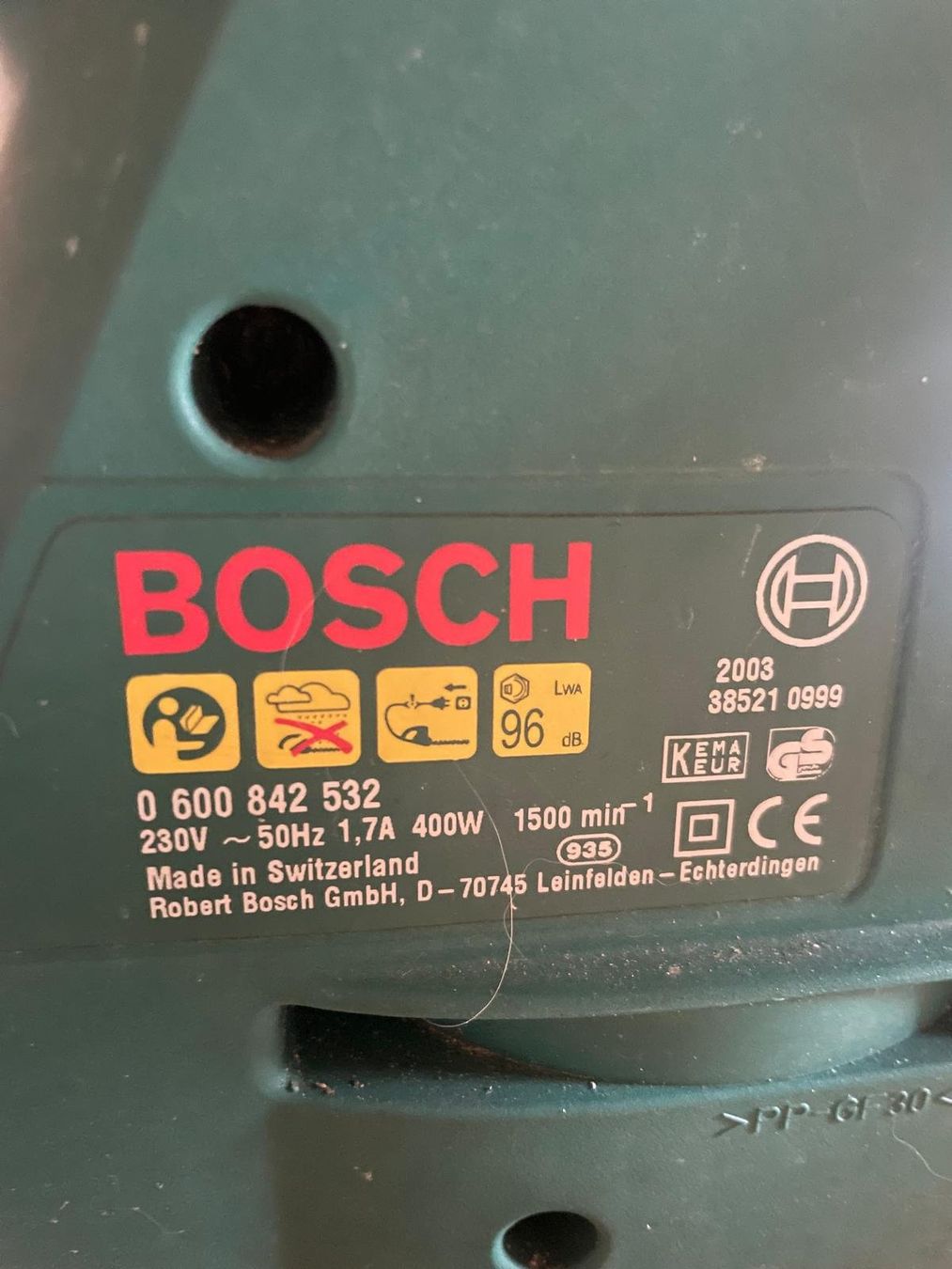 Alle Maschinen: Bosch elek. Heckenschere – Gebraucht aus Glattfelden von Lindana02 2