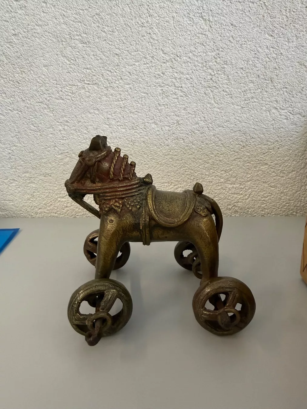 Figuren: Antikes Messing Pferd – Gebraucht aus Gümligen von Brocki-Reimal-Stift 2