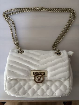 Valentino Damenhandtasche – Weiss – Steppoptik 