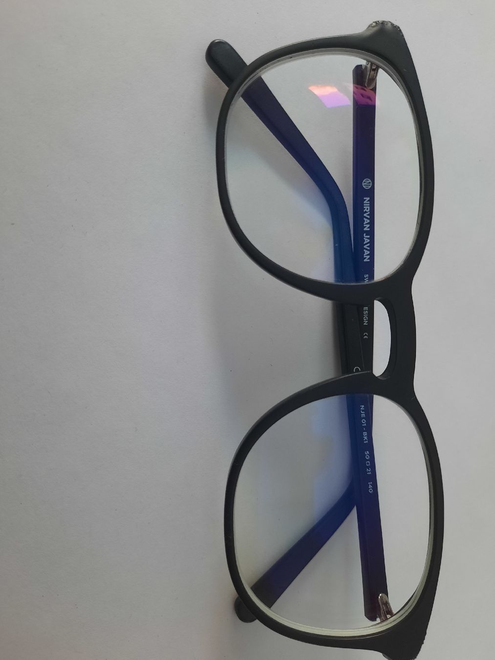 Lunettes & Verres: Nirvan Javan Brille in schwarz - Korrektur -5.0 – D'occasion à Unterterzen par elebo 1
