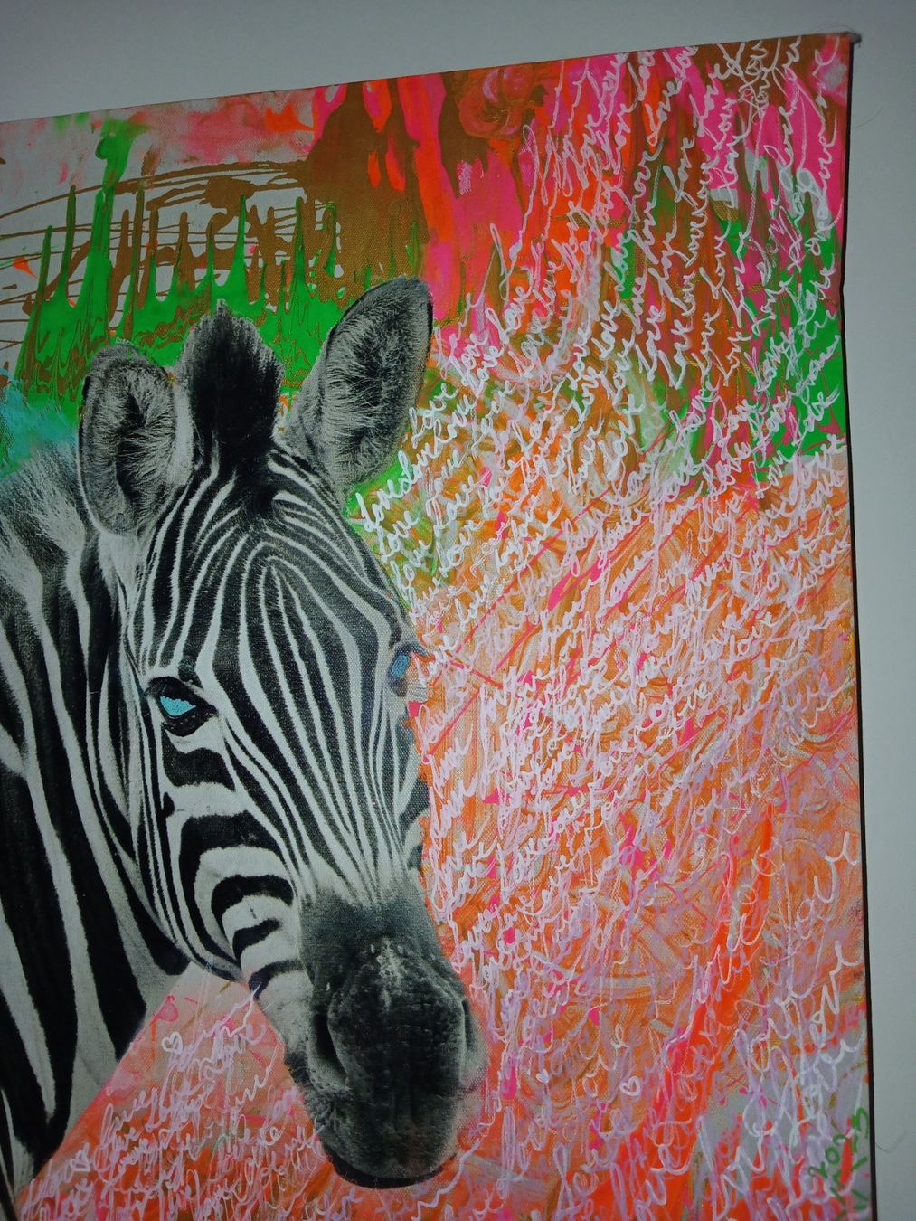 Dipinti: Zebra Gemälde Acryl Unikat – Nuovo (secondo la descrizione) da Zürich venduto da moniigaga 1