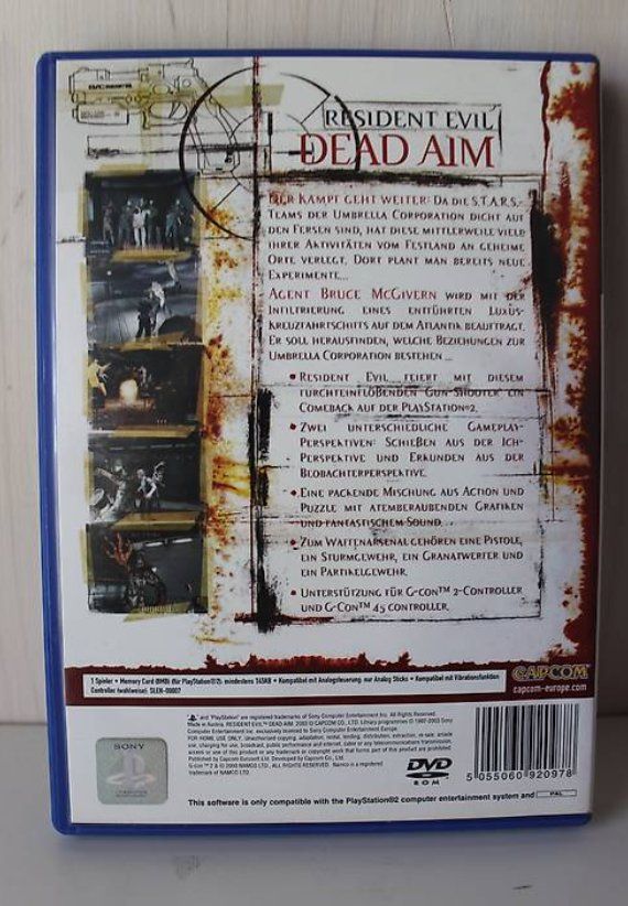 Giochi: Resident Evil Daed Aim - PS2 / PlayStation 2 – Usato da Ebertswil venduto da Certo188 1