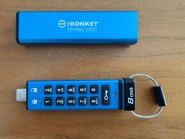 Kingston Ironkey Keypad 200C, 8GB, USB 3.2 Gen 1 USB-Stick