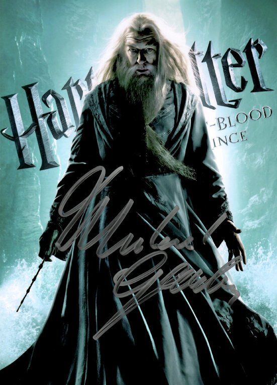 Autografi: HARRY POTTER DUMBLEDORE Michael GAMBON / TOP AUTOGRAMM – Usato da Egg b. Zürich venduto da Dbunny