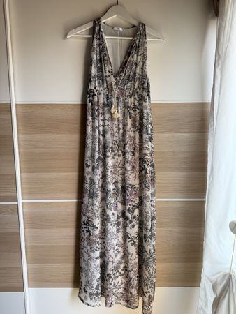 Abito lungo MNG Suit floreale – S