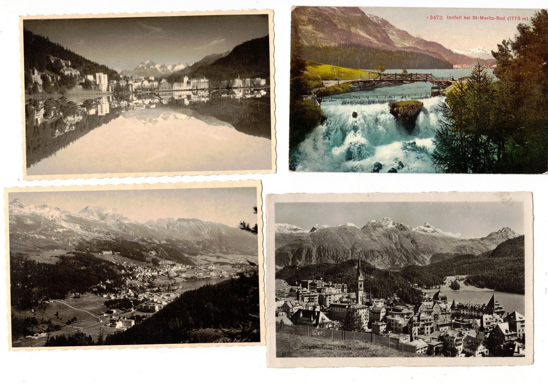 Ansichtskarten: St. Moritz Bad Innfall 7 AK Ansichtskarten – Gebraucht aus Widnau von Seppl480