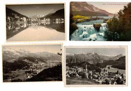 St. Moritz Bad Innfall 7 AK Ansichtskarten