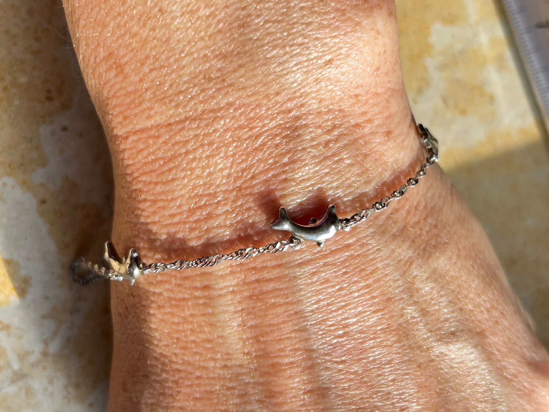 Armbänder & -reifen: Silbernes Delfin-Armband (14-16cm) – Gebraucht aus Dittingen von Bijoubelle 8