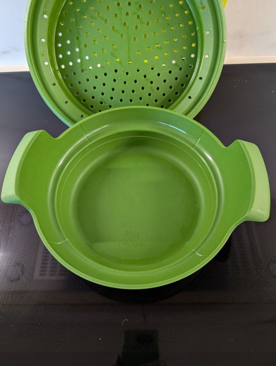 Tupperware Behälter & Ähnliches: Vapeur Légumes Micro-ondes Tupperware Vert, Neuf – Neu (gemäss Beschreibung) aus Collombey von moribana 4