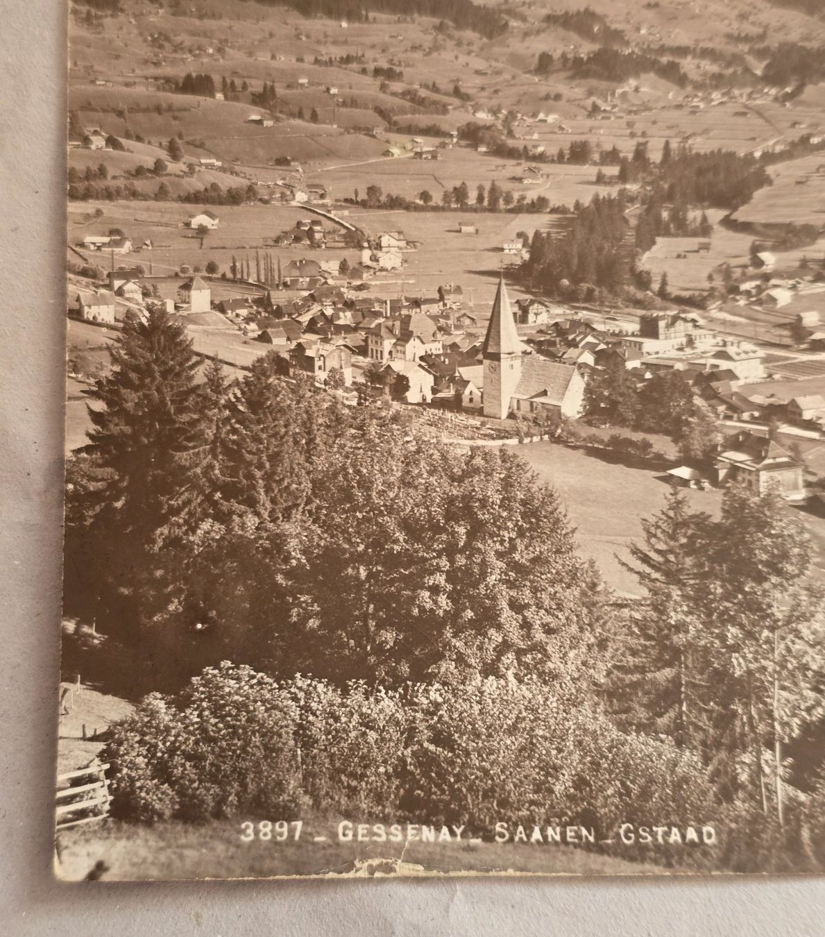 Cartoline postali: AK Gstaad Saanen Gessenay 1914 – Usato da Rheinau venduto da MakalekaAloha